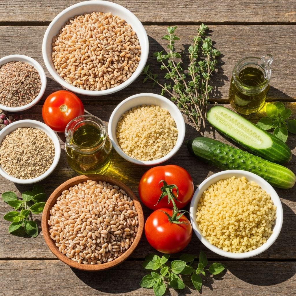 Mediterranean cuisine preparation